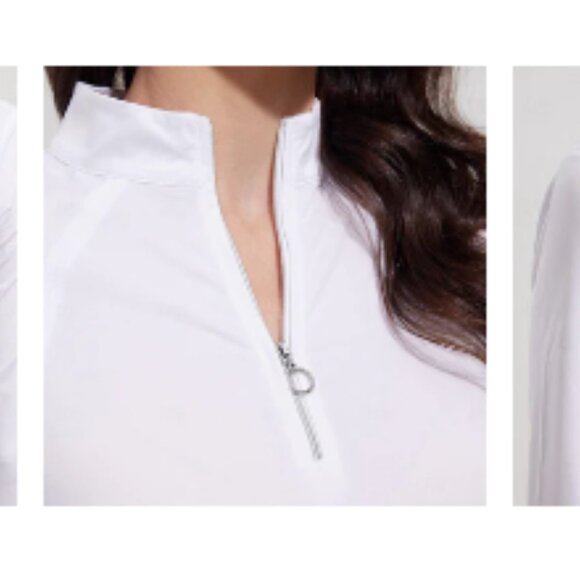Acegolfs 1/4 Zip Ladies Golf Shirt - Picture 3 of 8